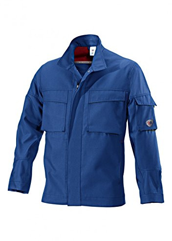 BP 1787-555-13-44/46n Arbeitsjacke, Stehkragen, verdeckter Frontreißverschluss, 295,00 g/m² Stoffmischung, königsblau/schwarz, 44/46n