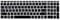 sourcing map, 1 pellicola protettiva ultra sottile in silicone per tastiera, layout QWERTY, pellicola protettiva per tastiera del computer portatile, accessorio per laptop HP Pavilion 15, colore nero