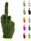 Candellana Bougie doigt du milieu - Figurine doigt du milieu - Déco gothique - Bougie déco grunge - Décoration de chambre grunge - Gadgets de bureau - Bougie déco - Bougie marrante Hand FCK