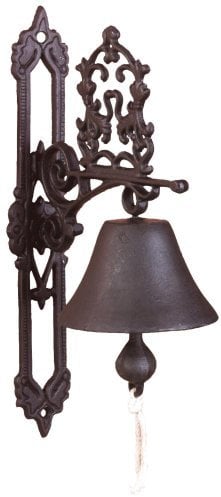Esschert Design, Türglocke Klassik Antik braun, 13 x 26 x 20 cm, CB1