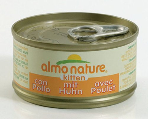 48er Pack Almo Nature Kitten Huhn70g
