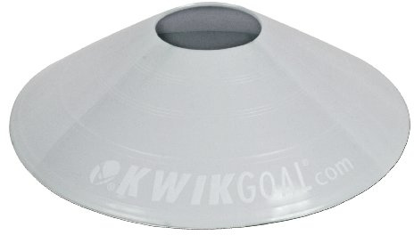 Kwik Goal Small Disc Cone, Pack of 25 (White)