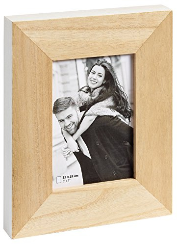walther design Bilderrahmen natur-weiss 13 x 18 cm Laois Portraitrahmen RA318W