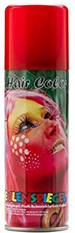 Eulenspiegel 819319 - Color Haarspray, rot, 125 ml, Karneval, Halloween, Mottoparty
