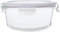 LocknLock Eco Ovenglass Glass Food Storage Containers with Lids 650ml - Airtight, Leakproof Round Glass Food Container with Recycled Plastic Lid, Oven Safe, Dishwasher Safe, Diameter 15.5 x 7.5cm