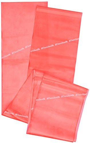 Thera-Band Elastikband + Reißverschlusstasche, Rot, 2,5 m