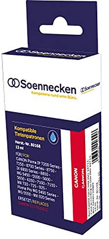 Soennecken Tintenpatrone 80168 wie Canon CLI551XLC cyan