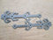 IRONMONGERY WORLD® CAST Iron Vintage Old Style False Dummy Hinge Fronts Doors Gates (305MM X 90MM Gothic)