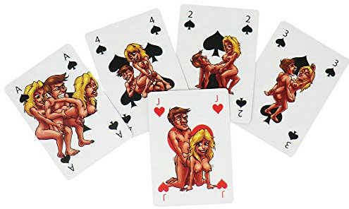 Cucuba® Carte da Gioco EROTICHE Kamasutra per Scala 40 E Poker - Idea Regalo