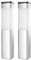 SolarCentre® Kodiak - Postes de luz solar, acero, Plateado, Solar Post Lights