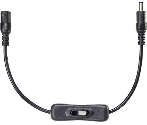 VOLTCRAFT 93038c216 Niedervolt-Adapter Niedervolt-Stecker - Niedervolt-Buchse 5.5 mm 2.1 mm 0.32 m 1 St, Schwarz