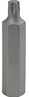 KS Tools 975.2030 - Embout de Vissage TORX®, L.75 mm - A 10 mm - T30 - En Acier Nickelé