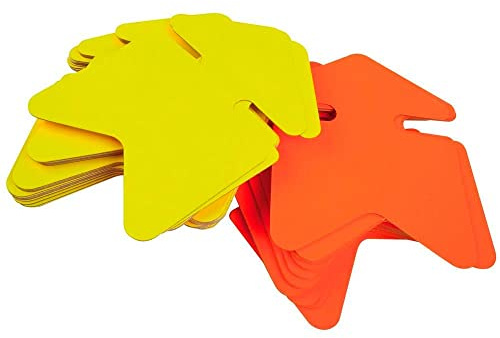 agipa 123910 Symbol-Etiketten Pfeil, gelb/orange, 240 x 320 mm