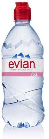 Evian Mineral Water, 4 x 750ml