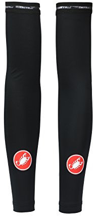 Castelli UPF 50+ LIGHT - Mangas ligeras para brazalete, Negro, Metenegro negro Talla:M