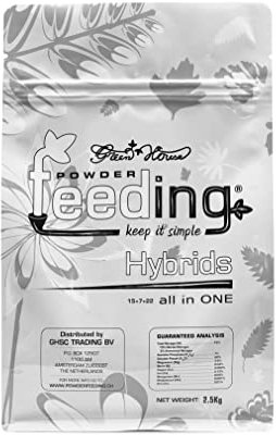 Powder Feeding Mehrzweck Hybrids Dünger 2.5 kg, weiß, 20 x 15 x 8 cm, hybr25-pf
