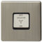 Metal Gloss Brushed Chrome Fan Isolator Switch 10A Screwless Finish N311DME