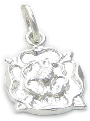 Tudor Rose Sterling Silber Charm .925 x 1 England York Union Charms