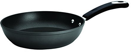 Bialetti Impact Plus Padella Wok Senza Coperchio, Alluminio, Nero, 28 cm