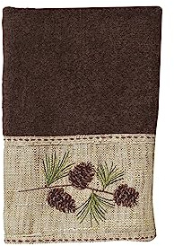 Avanti Linens - Hand Towel, Soft & Absorbent Cotton Towel (Pine Branch Collection)