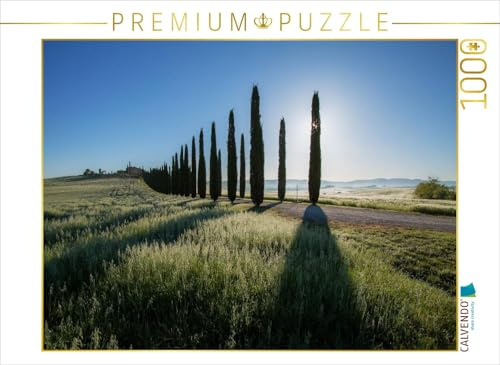 CALVENDO Puzzle Zypressenallee | 1000 Teile Lege-Größe 64 x 48 cm Foto-Puzzle für glückliche Stunden