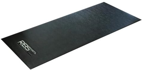 Royalbeach Unterlegsmatte Comfort für Crosstrainer, schwarz, 150 x 65 x 0,4 cm