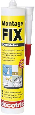 Decotric Montage-Fix, Montage - Kleber