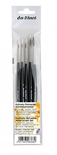 Set Pinceau martre kolinsky da Vinci