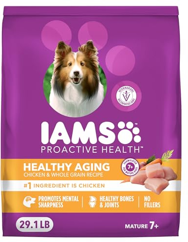 IAMS Proactive Health Dry Dog Food, Large Breed Mature Premium Adult Dog Food for Large Breeds, 29.1 lb. Bag