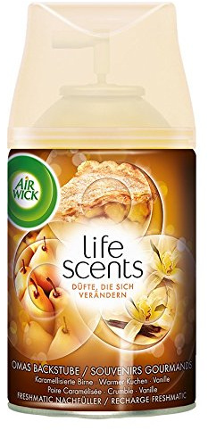 Air Wick Life Scents Freshmatic Max Automatic Fragrance Spray Refill Grandma's Baking Tube Pack of 2 x 250 ml