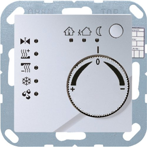 Jung knx - Termostato continua/o knx as500/a5007aplus bcu aluminio