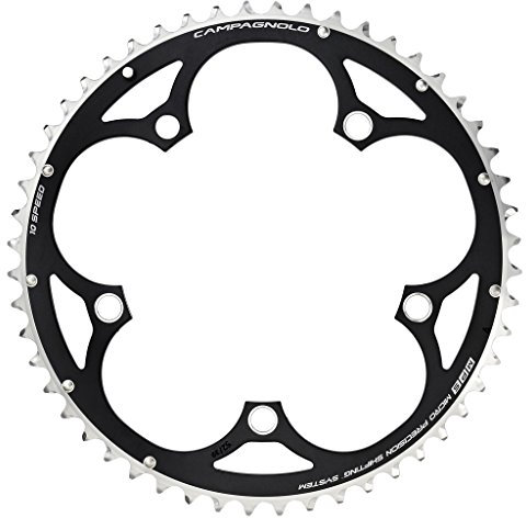 Campagnolo Unisex – Erwachsene Kettenblatt-07337942 Kettenblatt, Schwarz, 53 zähne