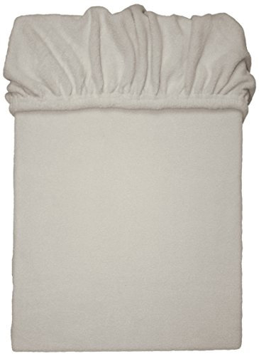Mesana C-10004/30 Mikrofaser Fleece Spannbetttuch 180 - 200 x 200 cm, kuschelig weich und warm, viele Farben, silber