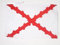 BANDERA del DUCADO DE BORGOÑA 45x30cm - BANDERINA DUCHÉ DE BOURGOGNE - FRANCIA 30 x 45 cm cordeles - AZ FLAG