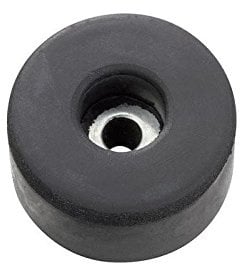 Adam Hall Hardware 4909 - 100er Set Gummifuß 38 x 20 mm schwarz im Beutel