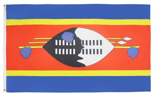 BANDIERA SWAZILAND 150x90cm - BANDIERA SWAZILANDESE 90 x 150 cm - AZ FLAG
