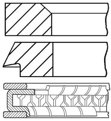 Goetze Engine 08 – 154300 – 00 Kolben-Scheinwerfer-Set