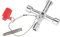 Alyco 191990 - Llave para cabinas/arquetas de agua, gas, electricidad