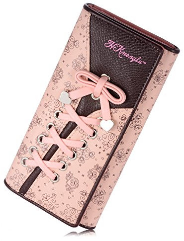 JMSIA Damen Angesagte Geldbörse Portemonnaies Rosa