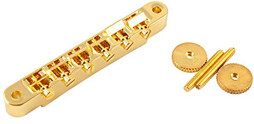 Kluson ABR-1 Bridge No Wire W/Brass Saddles W/Hardware (US MADE) Gold