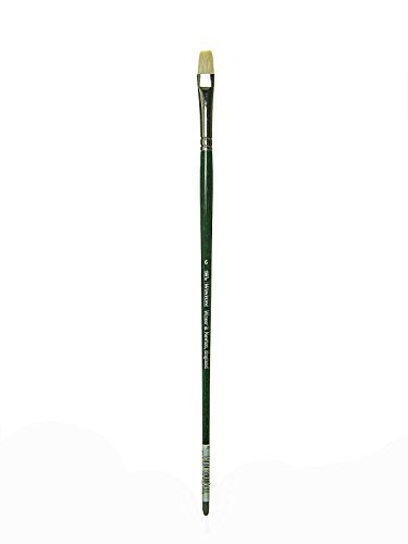 Winsor & Newton Winton Brosse Plate Courte Manche Long N°6
