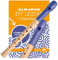 Classic Cantabile Pivella C-Sopran Blockflöte Set - Ahornholz mit Kopf aus Kunststoff - Barocke Griffweise - Inkl. Schule, Etui, Grifftabelle, Wischerstab und Korkfett - Blau