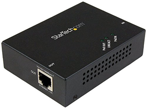 StarTech 1-Port Gigabit PoE+ Extender, 802.3at &, 802.3af, TAA (POEEXT1GAT)