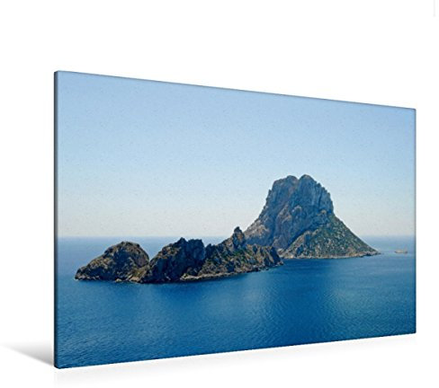 Premium Textil-Leinwand 120 x 80 cm Quer-Format Isla Vedra, Ibiza | Wandbild, HD-Bild auf Keilrahmen, Fertigbild auf hochwertigem Vlies, Leinwanddruck von Barbara Boensch