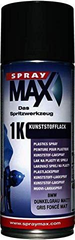 SprayMax 1K Kunststofflack DB 7167 tiefdunkelgrau matt 400 ml 680022