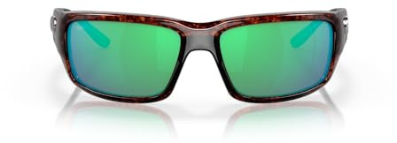 Costa Del Mar Fantail 580 Sonnenbrille, Rahmen: Schildkröte/Linse: grün verspiegelt, 580G