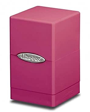 Ultra Pro 330577 DECKBOX Satin Tower C6 Card Game (Bright Pink)