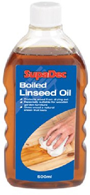 SupaDec Boiled Linseed Oil 500ml *Protects wood from drying out