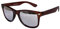 Ciffre Nerdbrille Sonnenbrille Stil Brille Pilotenbrille Vintage Look Braun verspiegekt WSB
