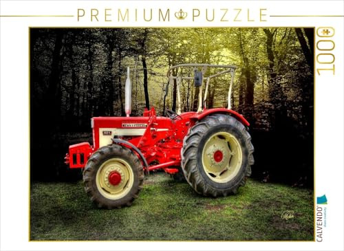 CALVENDO Puzzle Oldtimer Traktor McCormick 1000 Teile Puzzle quer | Lege-Größe cm Foto-Puzzle für glückliche Stunden